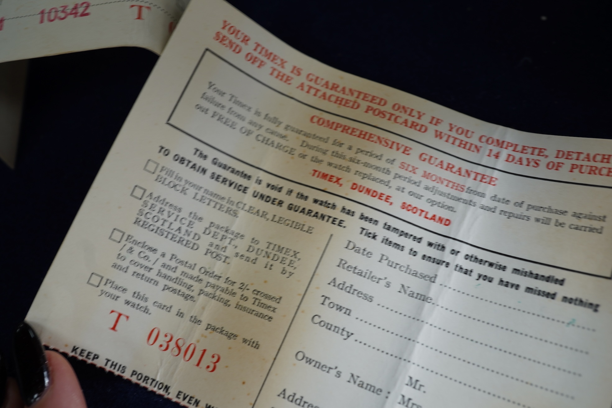 Two 1950s manual wind wrist watches; a gentleman’s stainless steel wristwatch by P. Buhre, retailed by the Goldsmiths & Silversmiths Company Ltd. case diameter 34mm, no strap, together with a Timex watch with box and pap